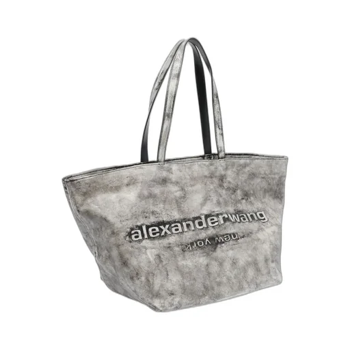 Colour-Blocked Punch Tote Bag