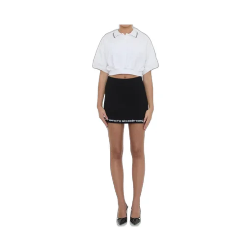 Cropped Polo Shirt