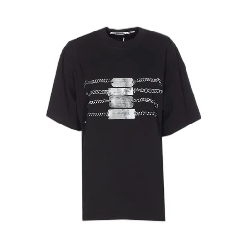Chain Graphic Printed Oversized T-Shirt