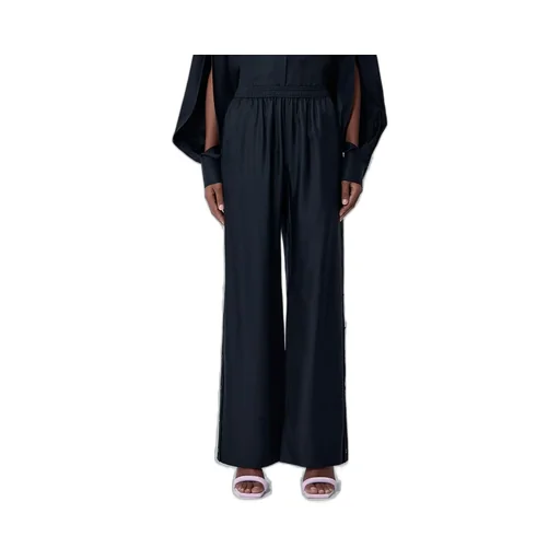 Side Placket Wide Leg Pants