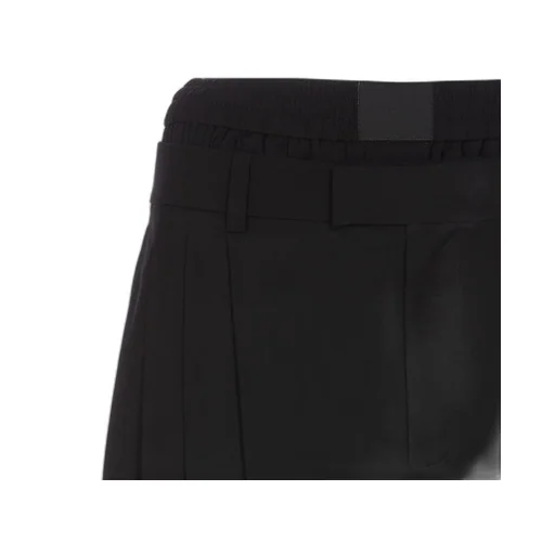 Layered Straight-Leg Pants