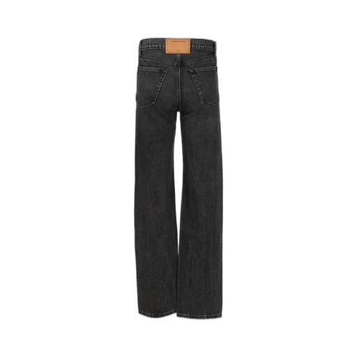 Mid-Rise Straight-Leg Jeans