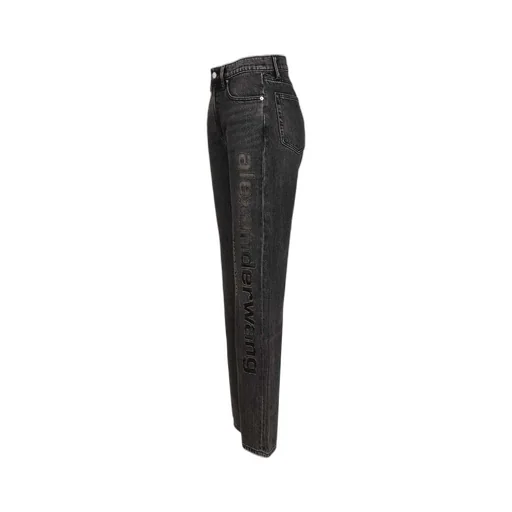 Mid-Rise Straight-Leg Jeans