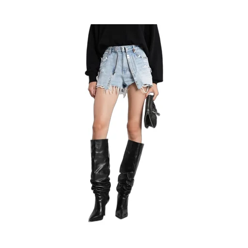 Distressed Demni Shorts