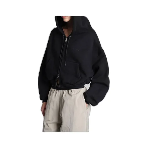 Zip-Up Drawstring Hoodie