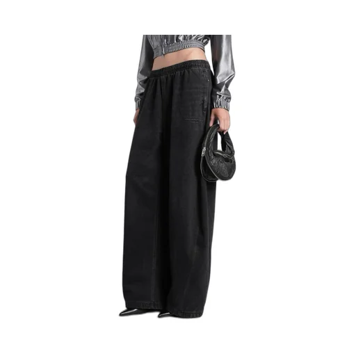 Mid-Rise Wide Leg Jeans