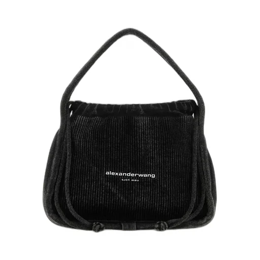 Ryan Ribbed-Knit Small Tote Bag