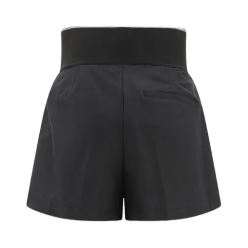 Logo Waistband High-Waist Shorts
