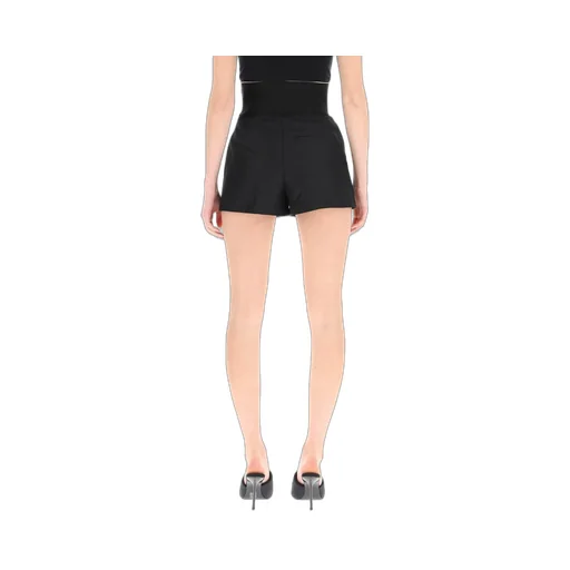 Logo Waistband High-Waist Shorts
