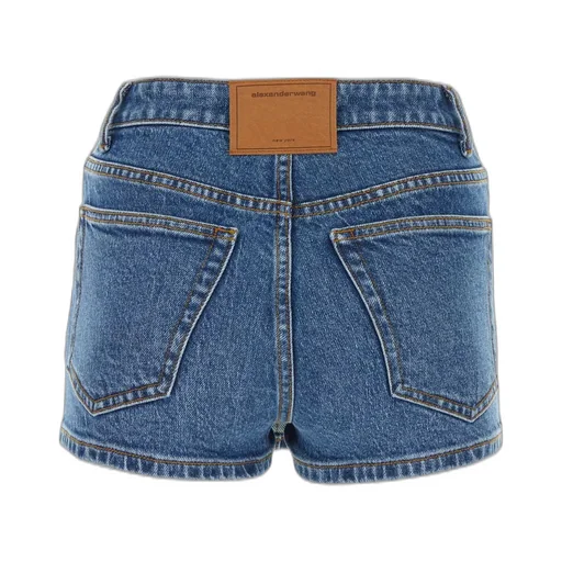 Mid-Waisted Denim Skort
