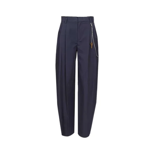 Mid Rise Pleated Trousers