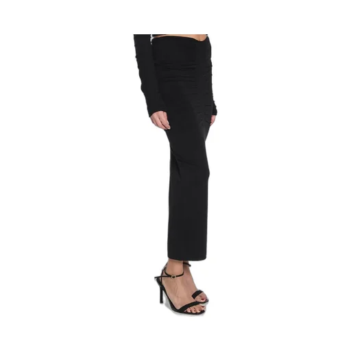 Ruched Maxi Skirt