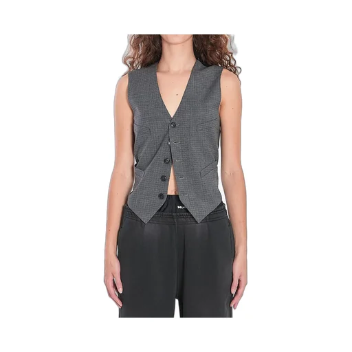Chain Embellished Tailored Vest