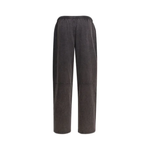 Elastic Waist Wide-Leg Trousers