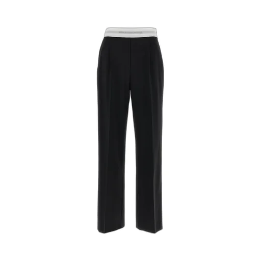 High-Waisted Pleated Pants