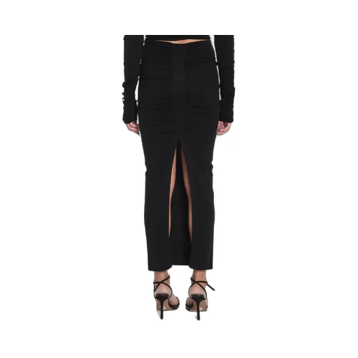Ruched Maxi Skirt