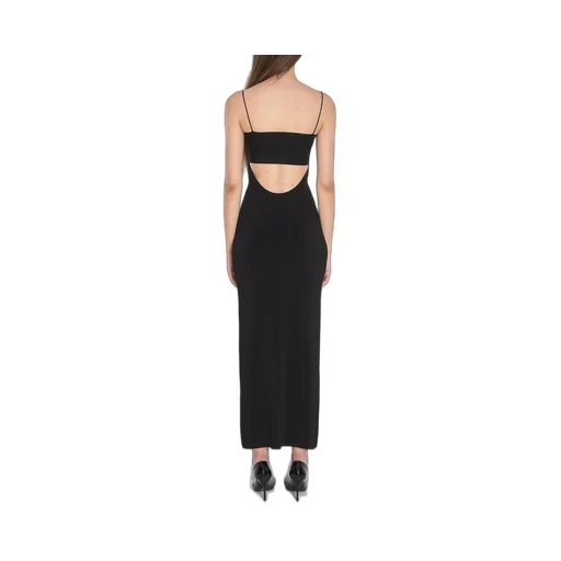 Logo Jacquard Slip Dress