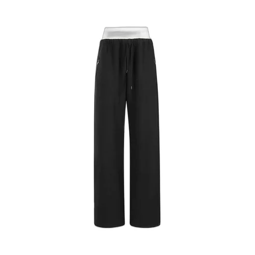 Layered Wide-Leg Sweatpants