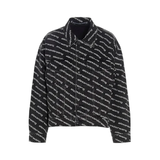 All-Over Logo Printed Jacket