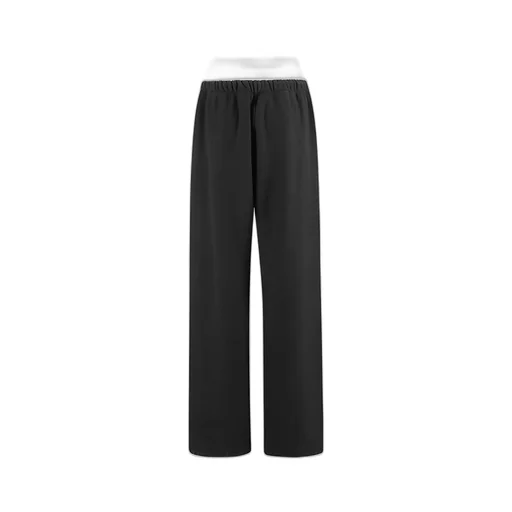 Layered Wide-Leg Sweatpants