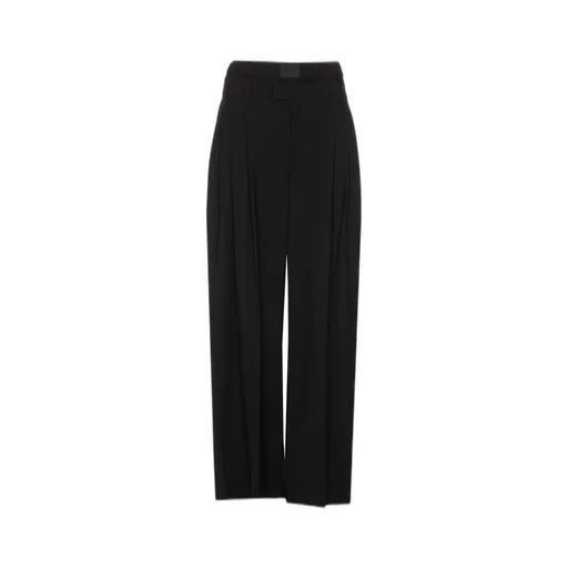 Layered Straight-Leg Pants