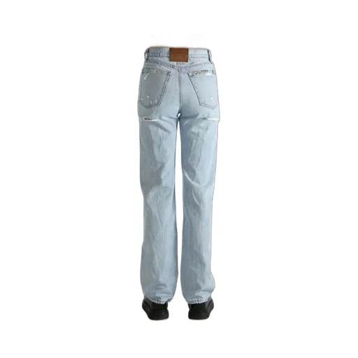 Distressed Ez Mid-Rise Jeans