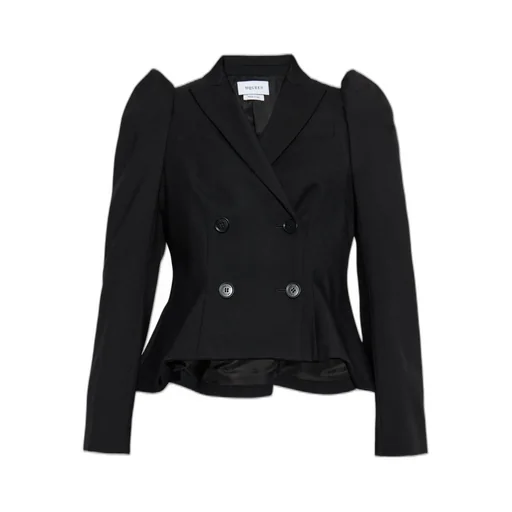 Pinched Shoulder Double Breasted Jacket