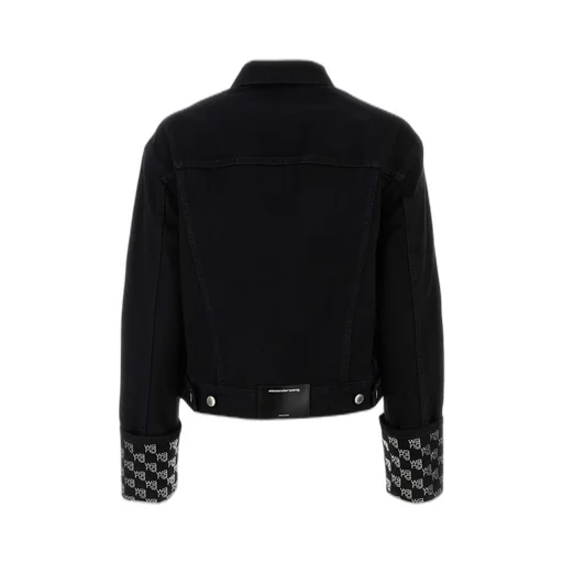 Long Sleeved Embellished Denim Jacket