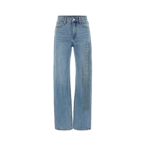 Logo-Patch Mid-Rise Jeans