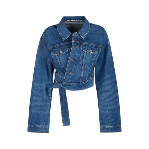 Wrapped Denim Jacket