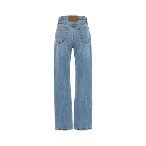 Logo-Patch Mid-Rise Jeans