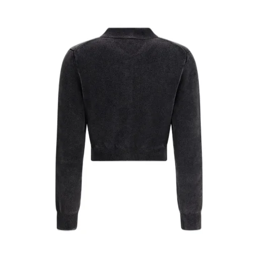 Cropped Polo Cardigan