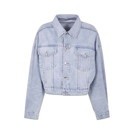 Button-Up Denim Trucker Jacket