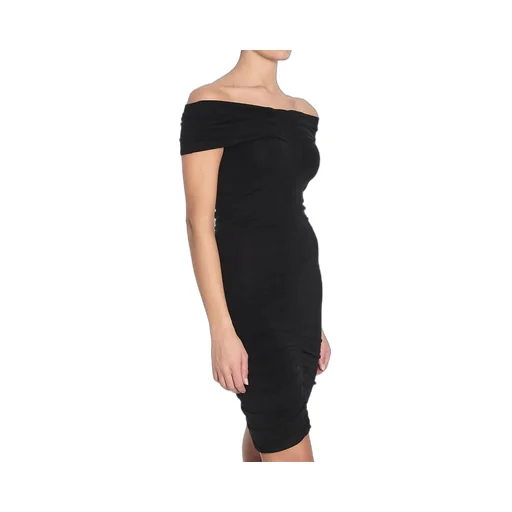 Off-Shoulder Ruched Dress