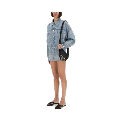 Button-Up Denim Trucker Jacket