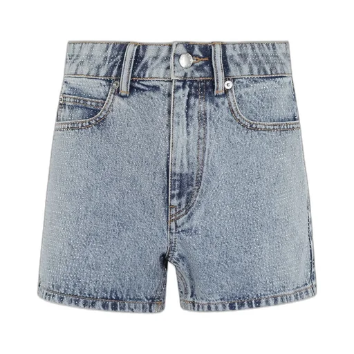 High-Waisted Denim Shorts