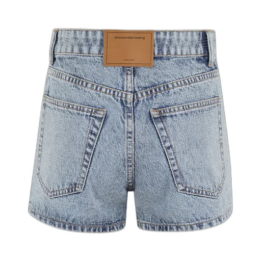 High-Waisted Denim Shorts