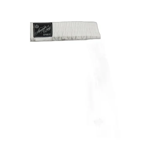 Double-Pleated Raw-Cut Hem Skirt