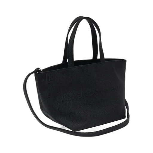Logo Embossed Punch Small Tote Bag
