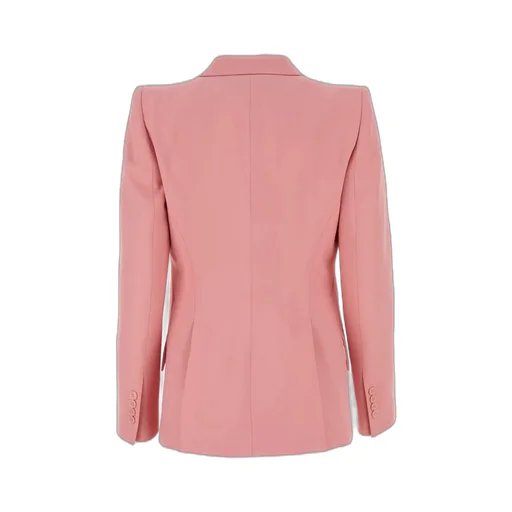 Peak Shoulder-Pad Single Breasted Blazer
