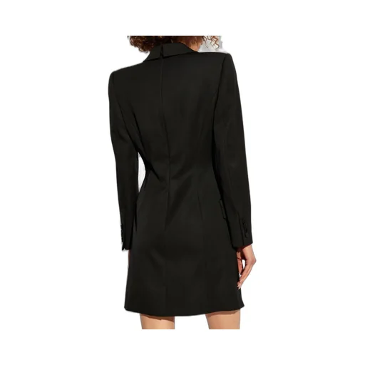Long-Sleeved Lapel Dress