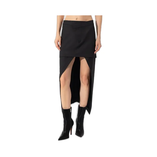 Asymmetric Midi Skirt