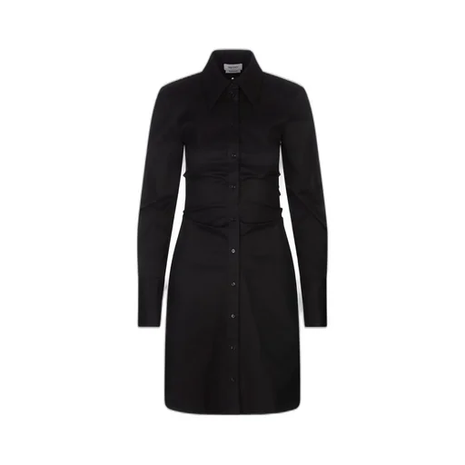 Gathered Shirt Dress
