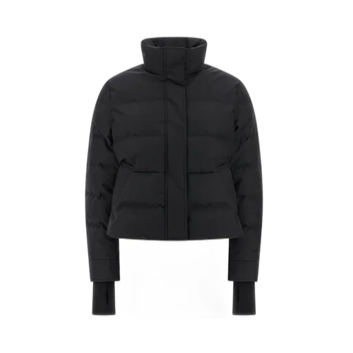 High-Neck Cropped Down Jacket