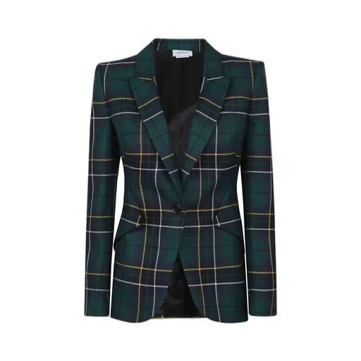 Single Breasted Checked Blazer