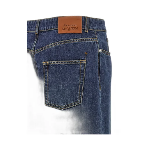 Logo Patch Wide-Leg Jeans