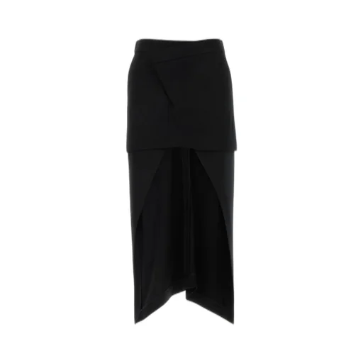 Asymmetric Midi Skirt