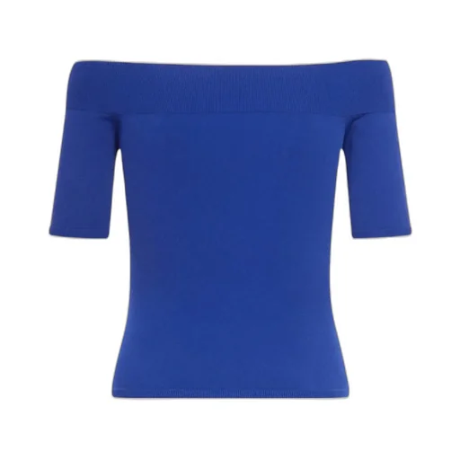 Off-Shoulder Short-Sleeved T-Shirt