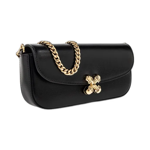 Small Skull Flower Embellished Shoulder Bag
