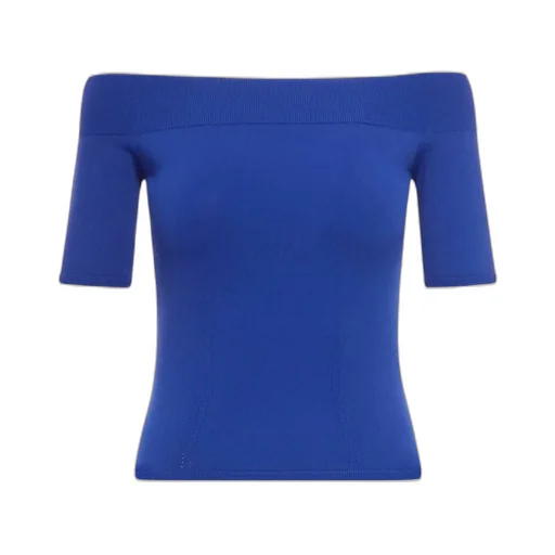 Off-Shoulder Short-Sleeved T-Shirt